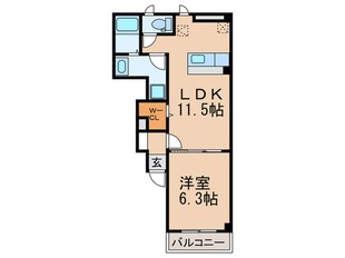 ナ－シサスの物件間取画像